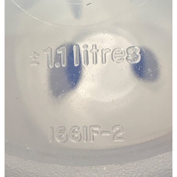 Vtg Tupperware Modular Mates Spaghetti Dispenser 1661 Measuring Insert Blue Seal - Picture 5 of 7